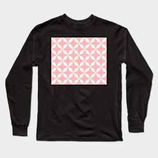 Abstract pattern - pink and white. Long Sleeve T-Shirt